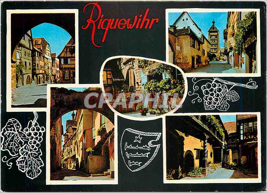 Riquewihr — vue panoramique — Société Alsacienne d'Expansion Photographique, n° 0221