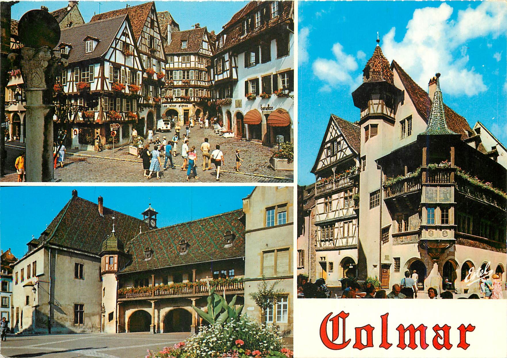CPM Colmar Haut Rhin La rue des Marchands 