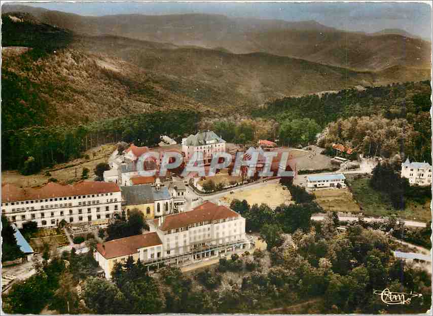 CPM Les Trois Epis Ht Rhin Station Touristique Vue panoramique aerienne Le Grand Hotel et sa Terrass