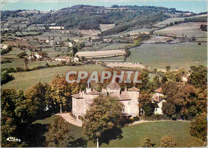 CPM Souvenirs de Lamartine Saint Point S et L Chateau de Lamartine Vue aerienne 