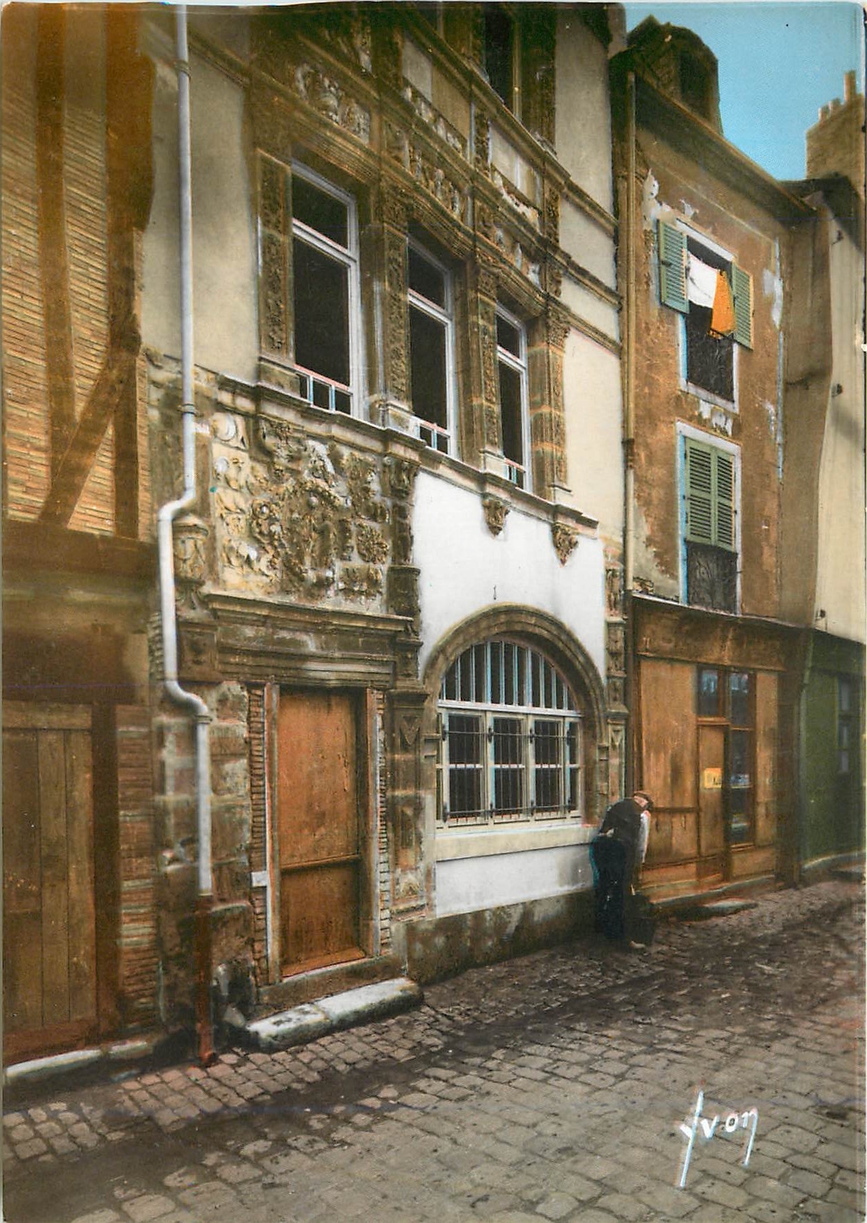CPM Le Mans Sarthe Maison d'Adam et d'Eve 