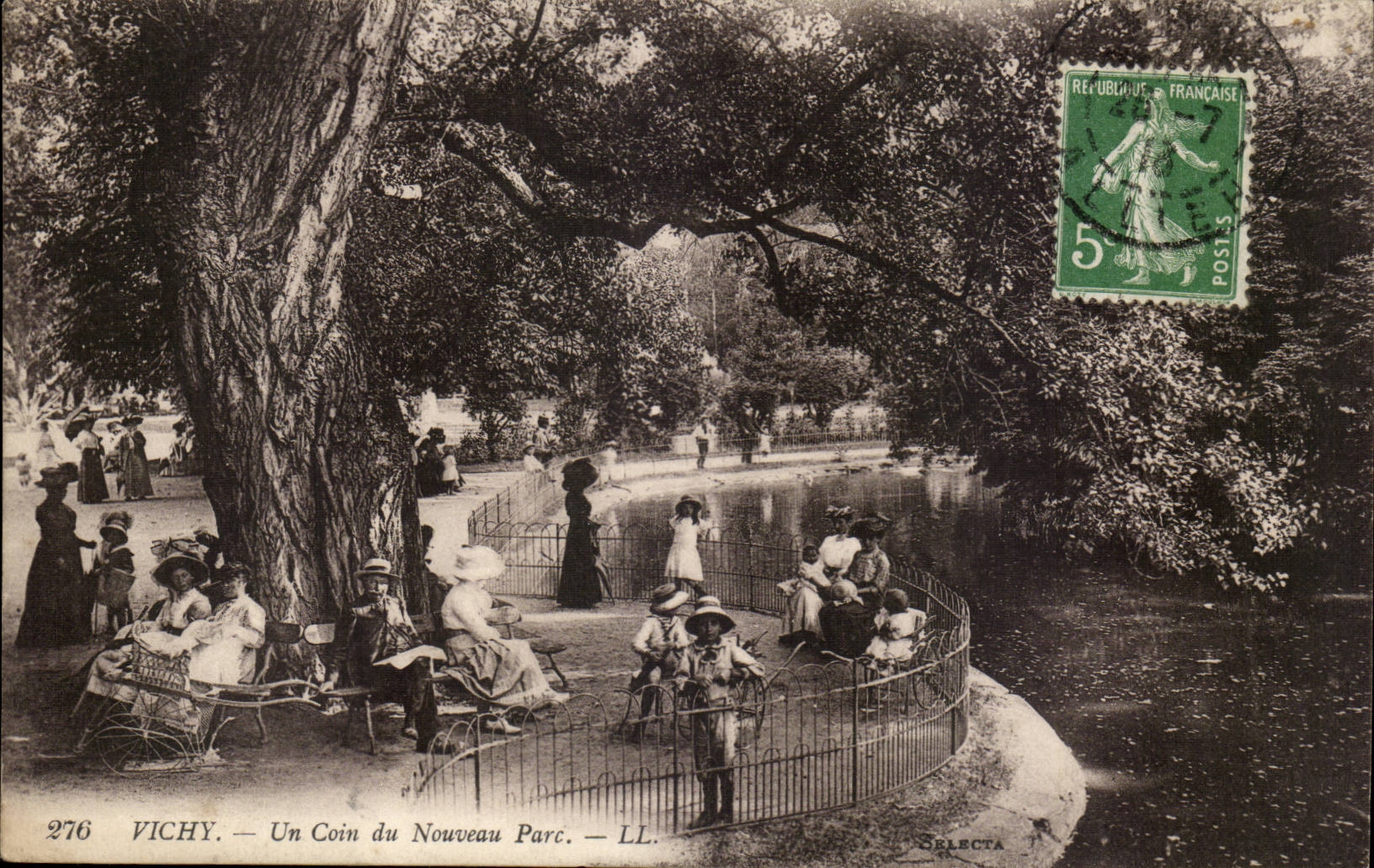 Vichy — Un Coin du Nouveau Parc — LL. Sélecta, n° 276