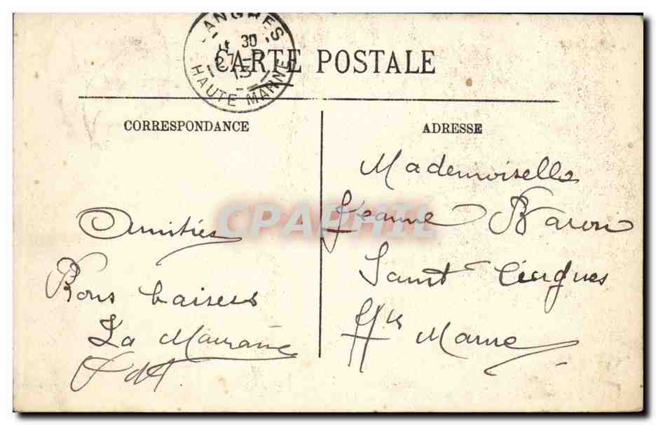Vichy — Un Coin du Nouveau Parc — LL. Sélecta, n° 276 — Rückseite