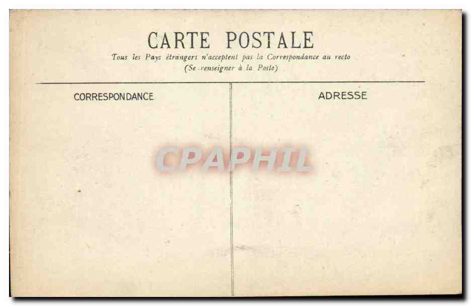 Vichy-Le Casino-CPA — Rückseite