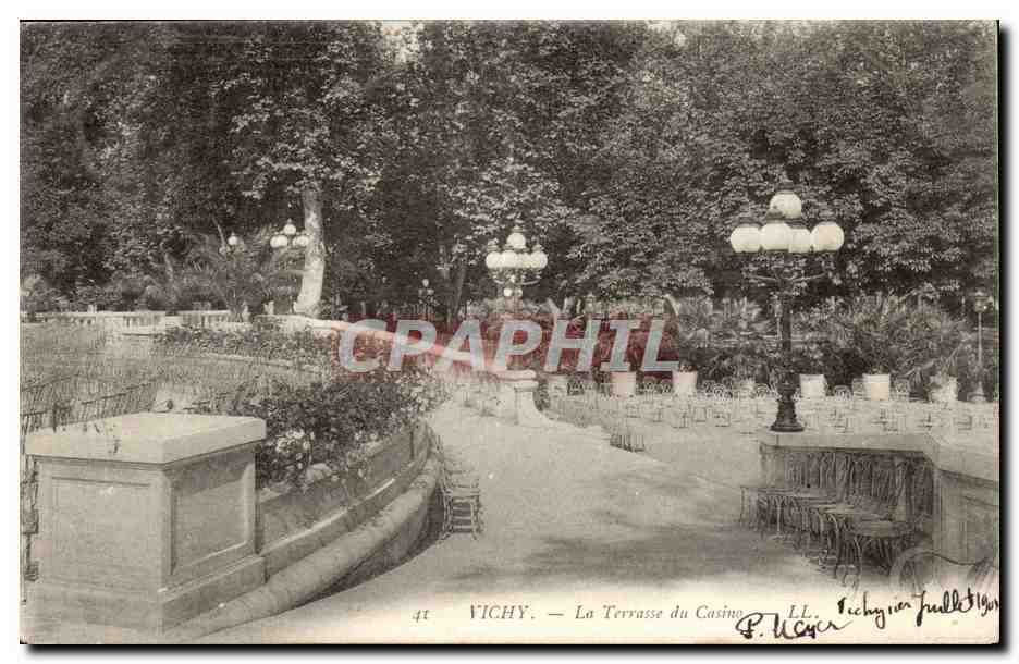 Vichy-La Terrasse du Casino-CPA