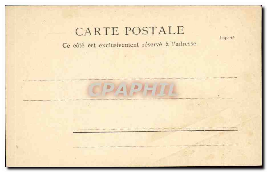 Moulins-La place d'Allier-CPA — Verso