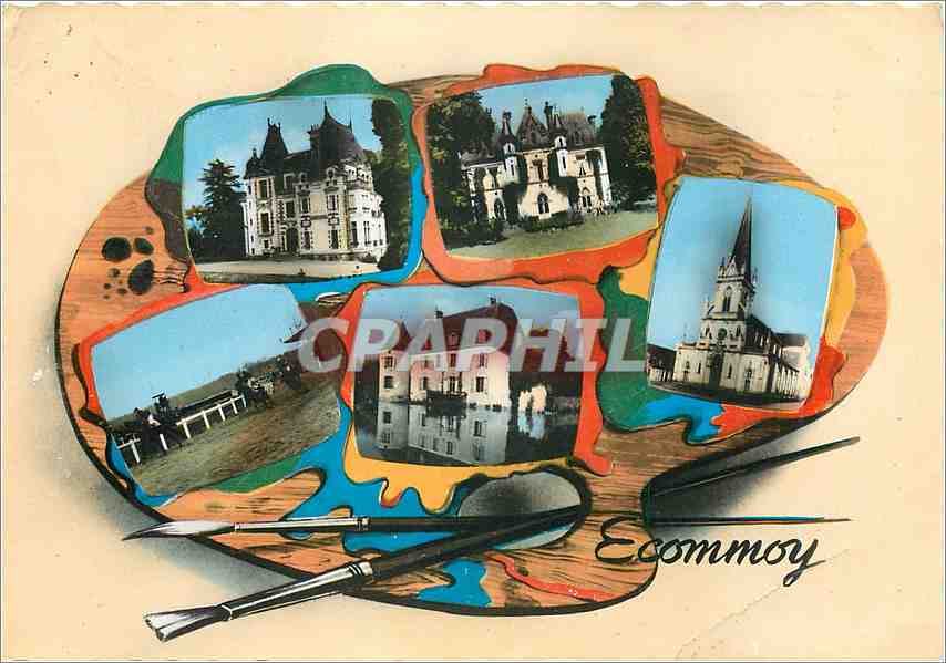 CPM En Haut Le Chateau de Chardonneux 