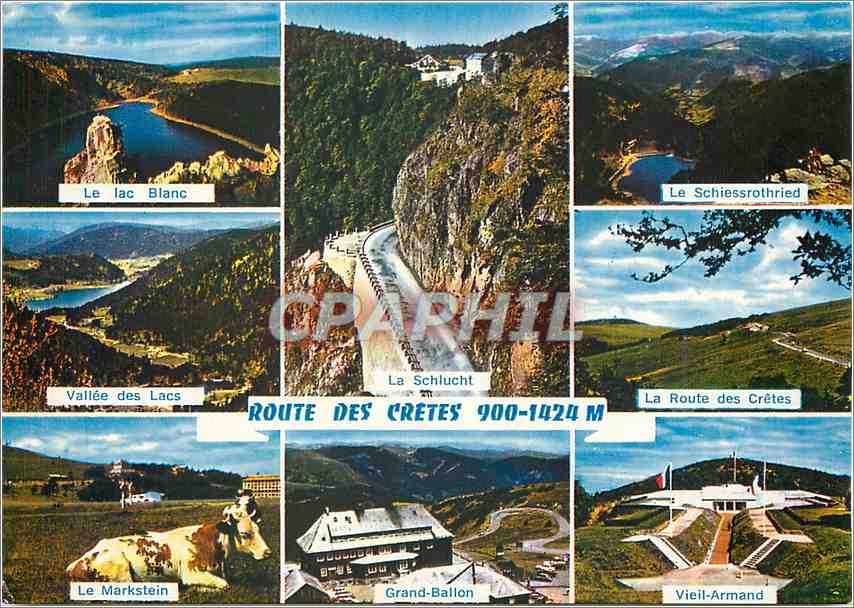 Route der Gipfel 900-1424 m — Ort: Vosges — Verlag: IRIS MEXICHROME