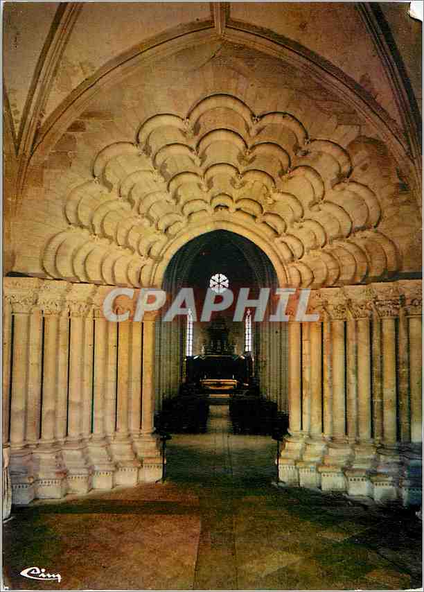 CPM Celles sur Belle Deux Sevres Eglise Abbatiale de Notre Dame de Celles 