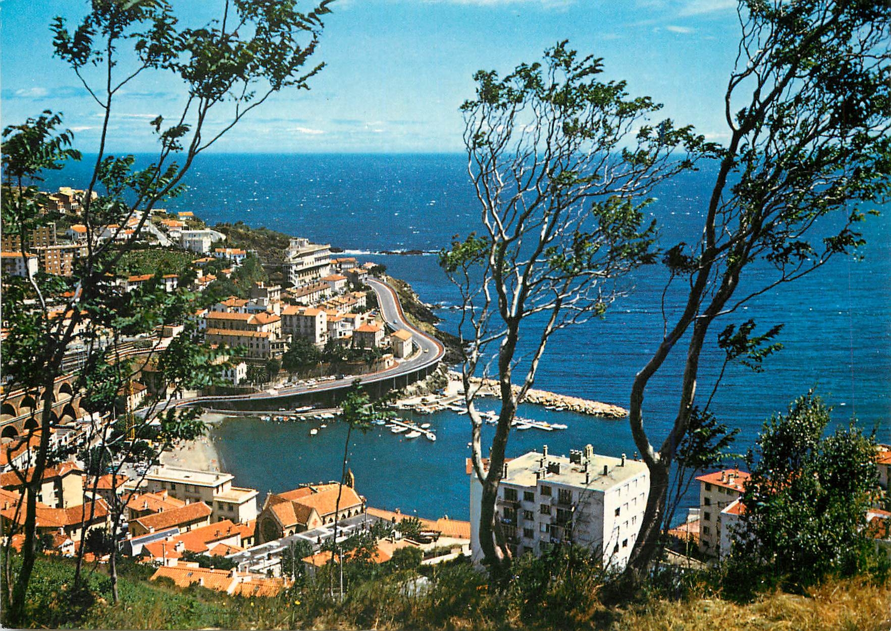 CPM La Cote Vermeille Cerbere Frontiere franco espanole La baie 