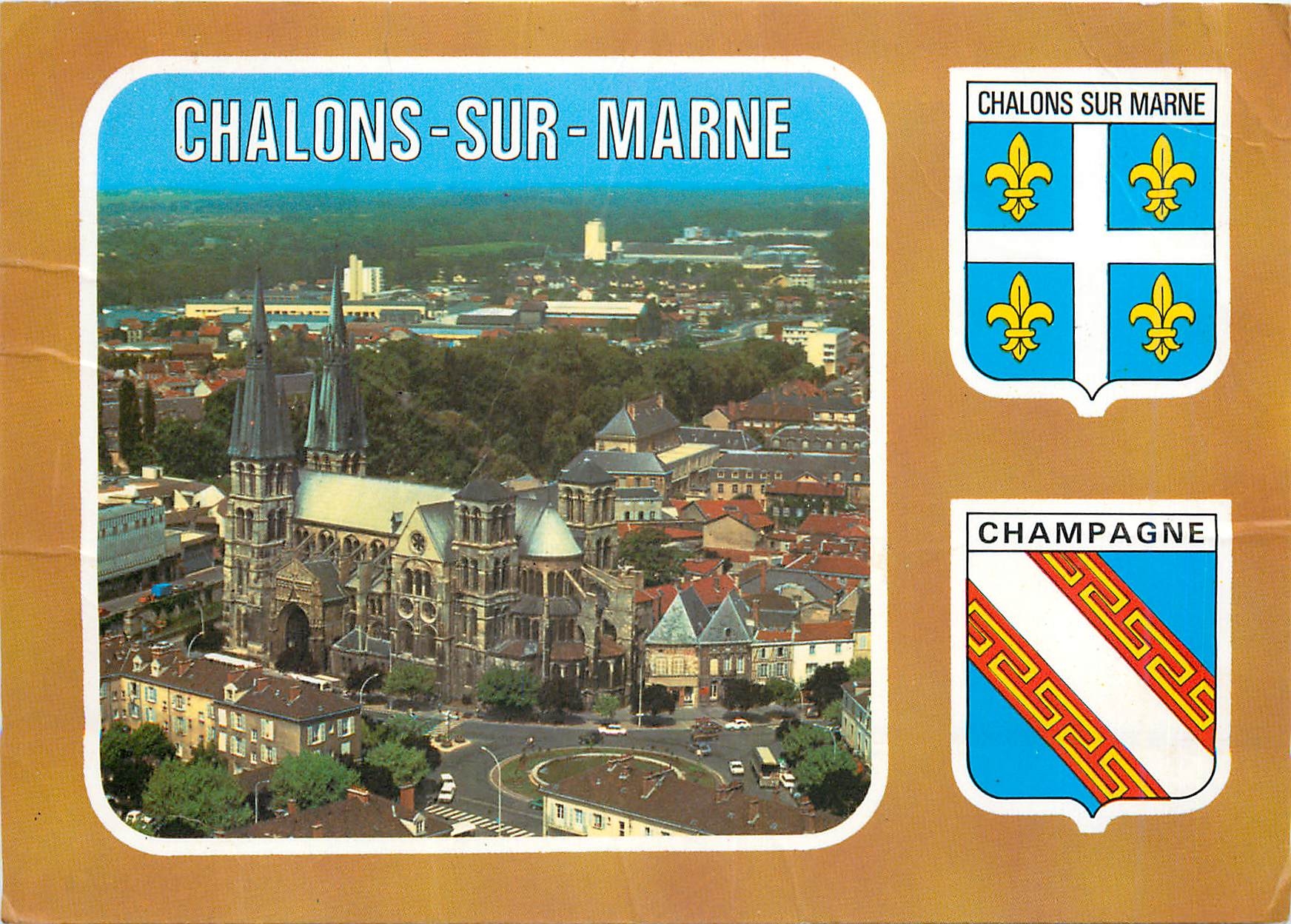 CPM Chalons sur Marne Basilique Notre Dame en Vaux 