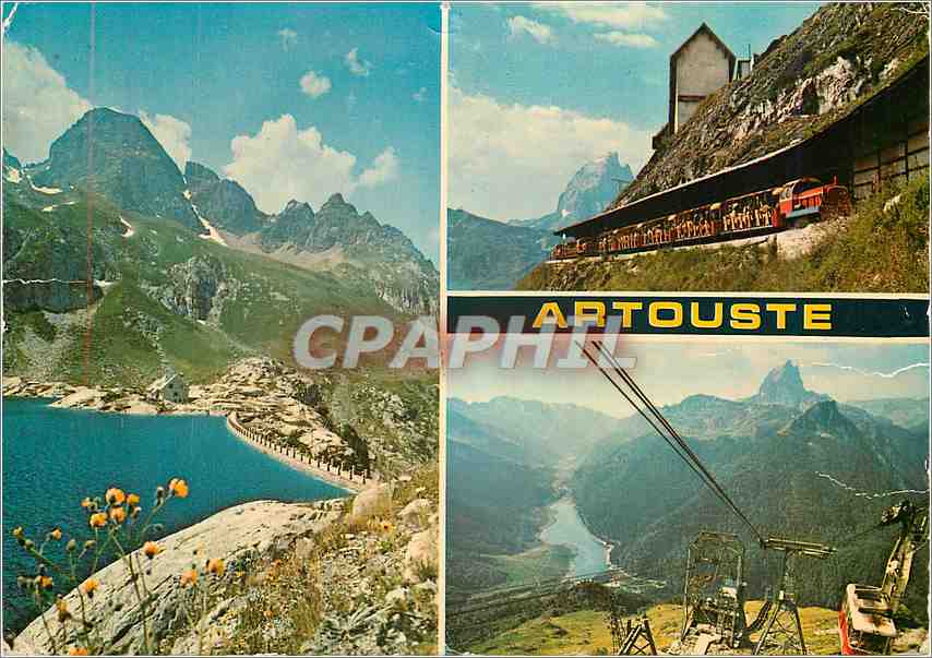CPM Artouste Le Telepherique et le Pic du Midi d'Ossau 