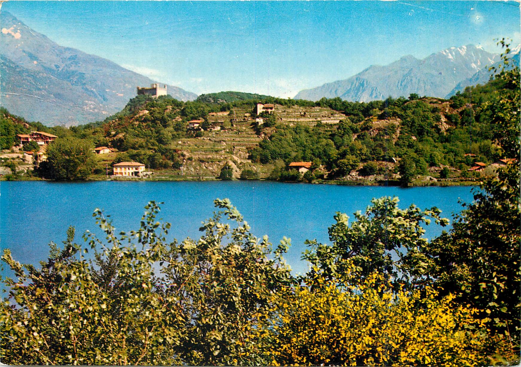 CPM Lago Sirio Chateau Montalto et l'Entree a la Vallee d'Aosta 