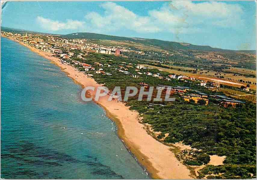 CPM S Vincenzo Veduta Aerea Plage et Village Euraturisti 
