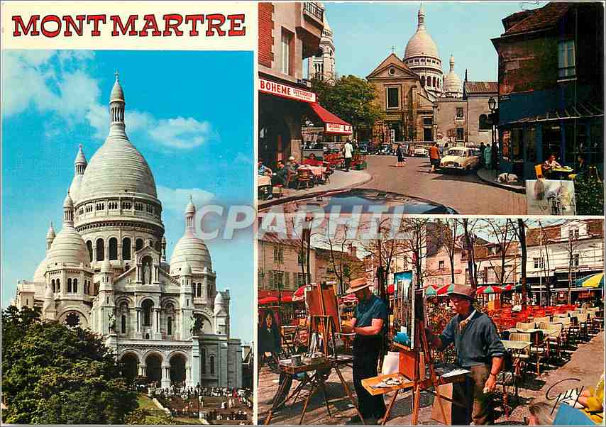 CPM Paris La basilique du Sacre Coeur 