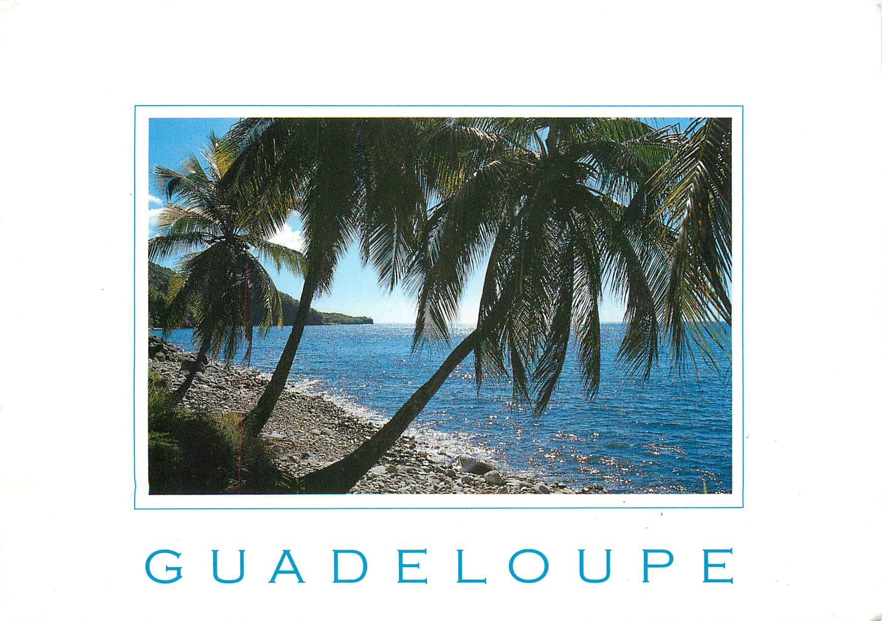 CPM Guadeloupe Antilles francaises Bouillante Anse a galets 