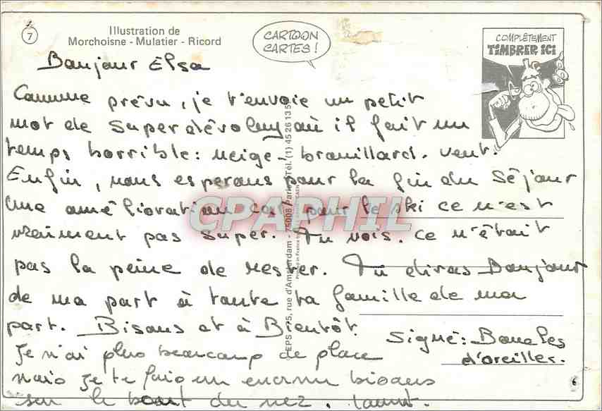 CPM Morchoisne Mulatier Ricord  — Rückseite