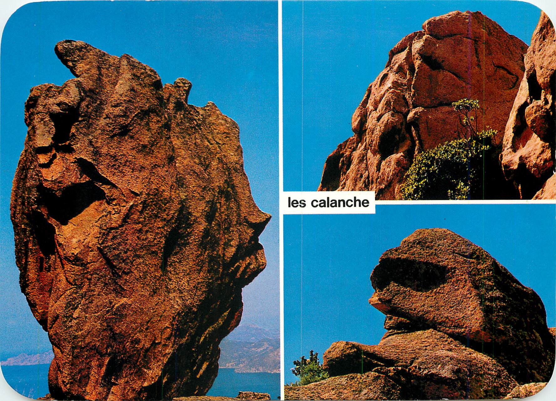 Les Calanche — Panorama de la Corse — Éditeur Les Éditions du Mouiflon, n° 41/208