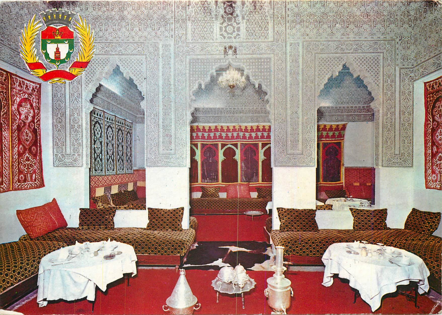 CPM Marrakech Salon marocain de l'Hotel de Foucauld 