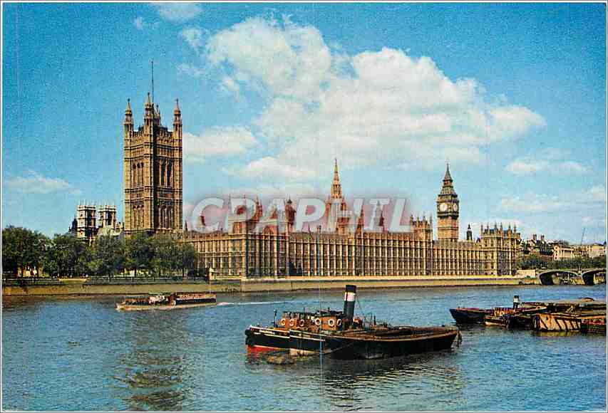Houses of Parliament — Westminster, Londres — J. Arthur Dixon, n° 657