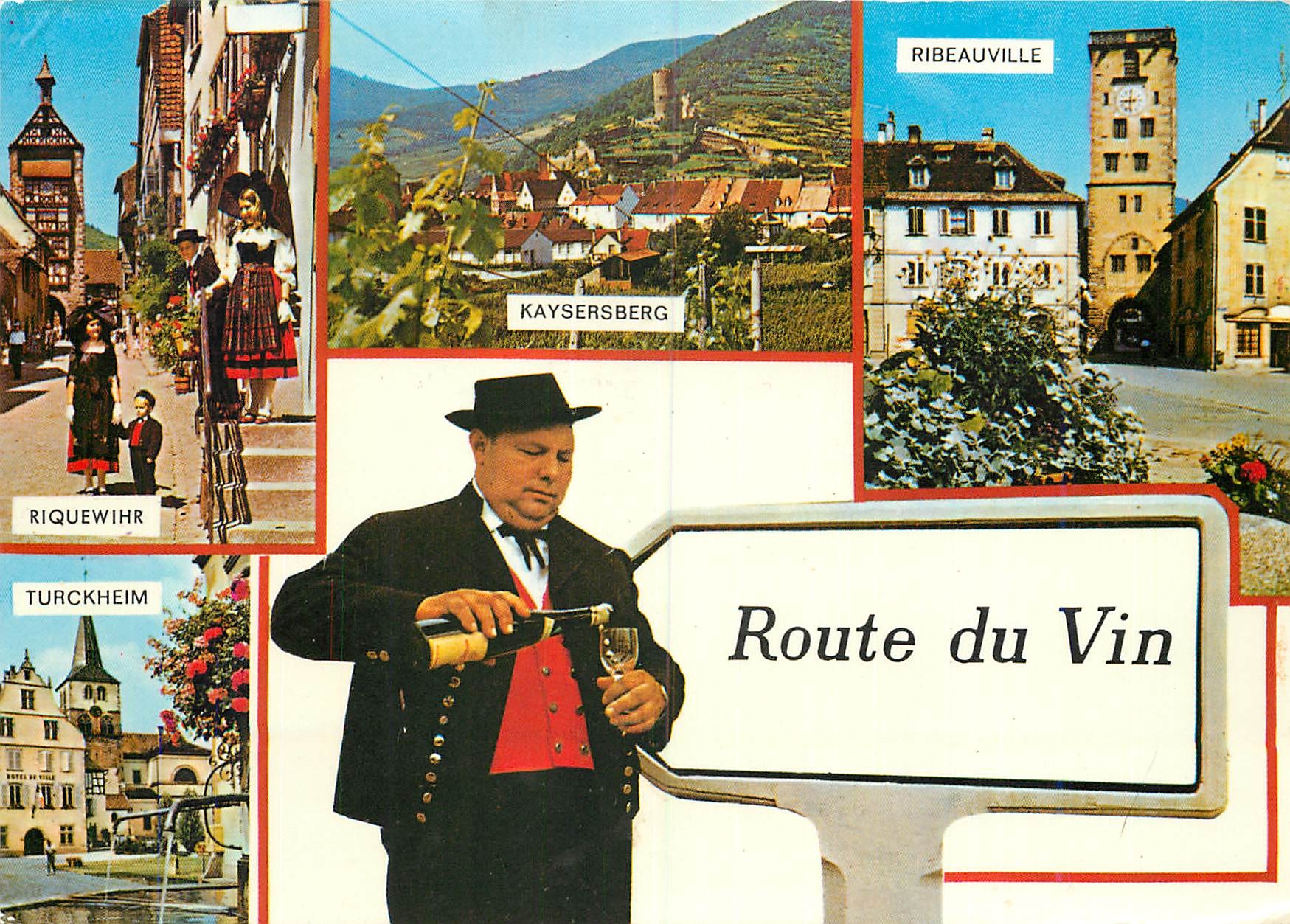 Route du Vin — Riquewihr, Kaysersberg, Ribeaupierre, Turckheim — Éditions d'Art Marascon