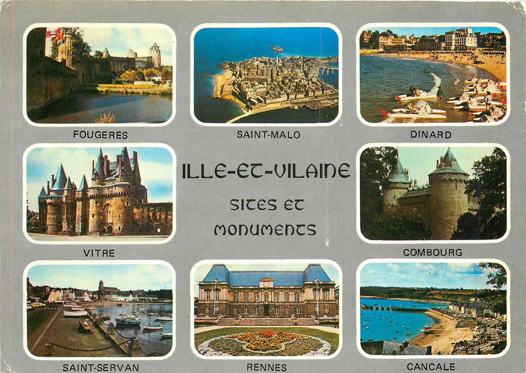 Ille-et-Vilaine — Sites et monuments — Éditions du Djos, Châteaulin