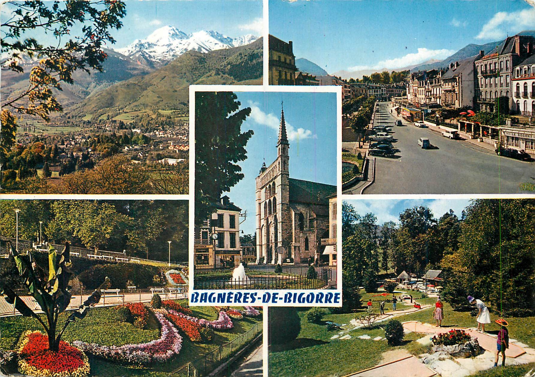 Bagnères-de-Bigorre — general view — Mexichrome