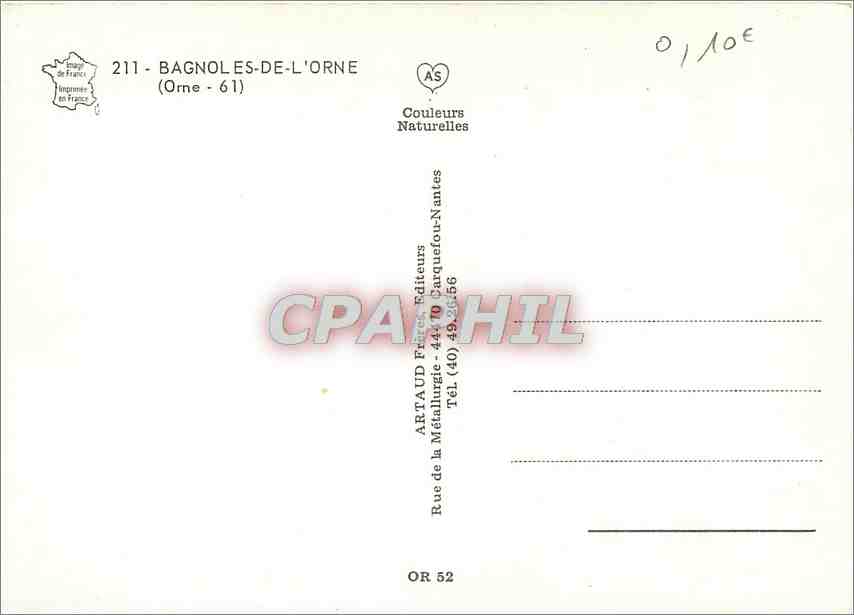 CPM Bagnoles de l'Orne Tesse la Madeleine et ses environs  — Rückseite
