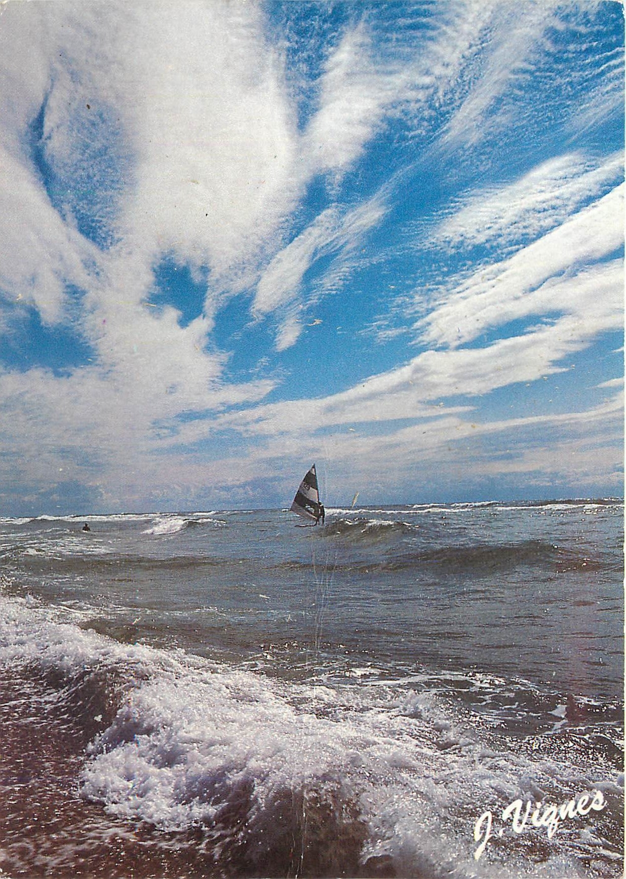 Visage des Landes — Effets de ciels sur l'Océan — J. Vignes