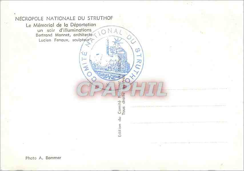 CPM Necropole Nationale du Struthof Le Memorial de la Deportation  — Rückseite
