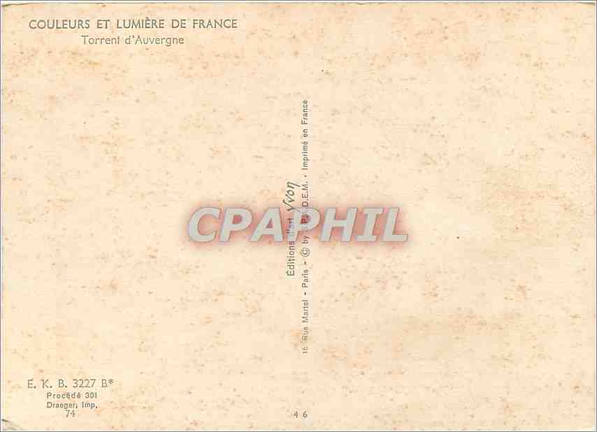 Torrent d'Auvergne — Couleurs et Lumière de France — Éditions Martel — Reverso