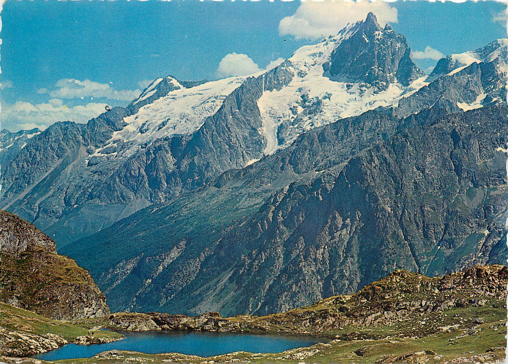 CPM Paysages de l'Oisans Le Lac Lerie et la Meije 