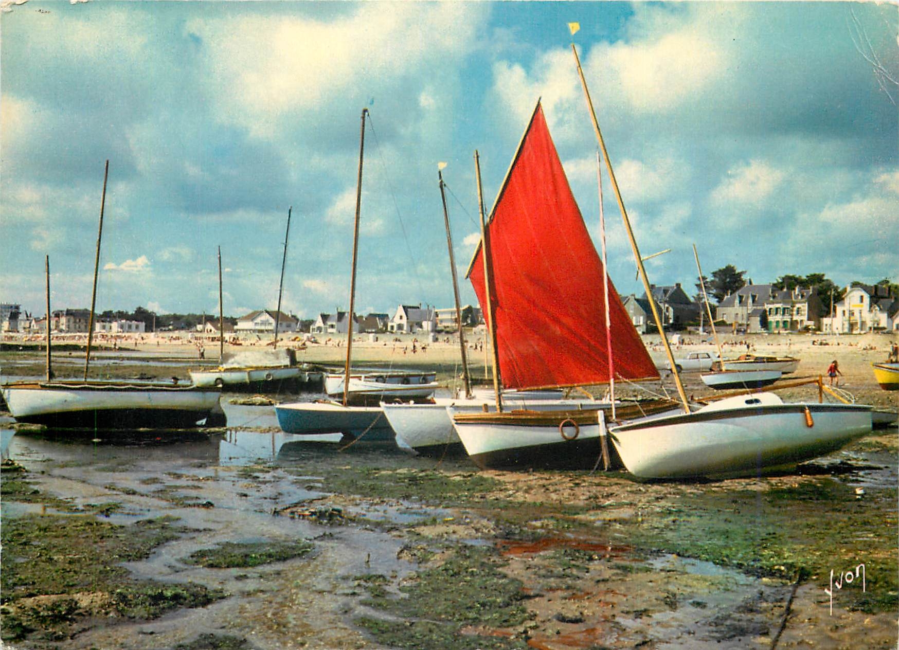 CPM Couleurs et Lumiere de France Bateaux de plaissance sur la Cote d'Amour 