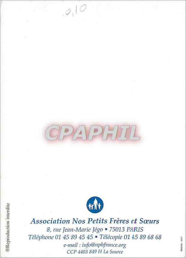 CPM Association Nos Petits Freres et Soeurs  — Rückseite