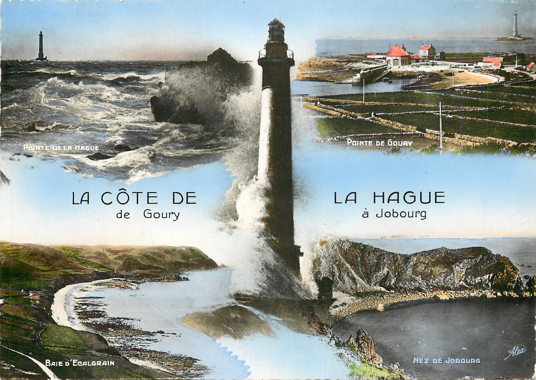 CPM La Cote de Goury La Hague a Jobourg Pointe de la Hague Pointe de Goury Phare