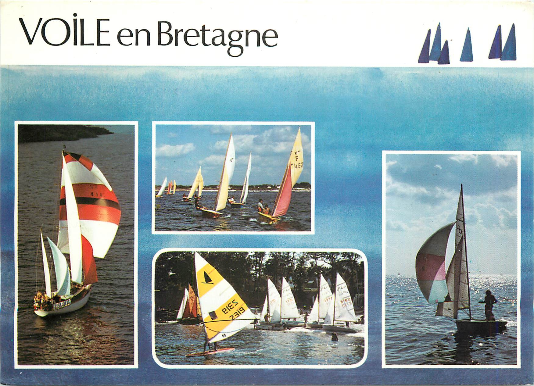 CPM Plaisir de la Voile en Bretagne 