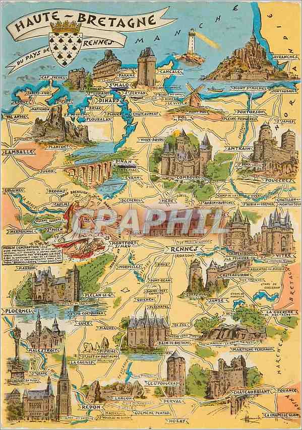 CPM Les Provinces Francaises Bretagne Haute Bretagne 