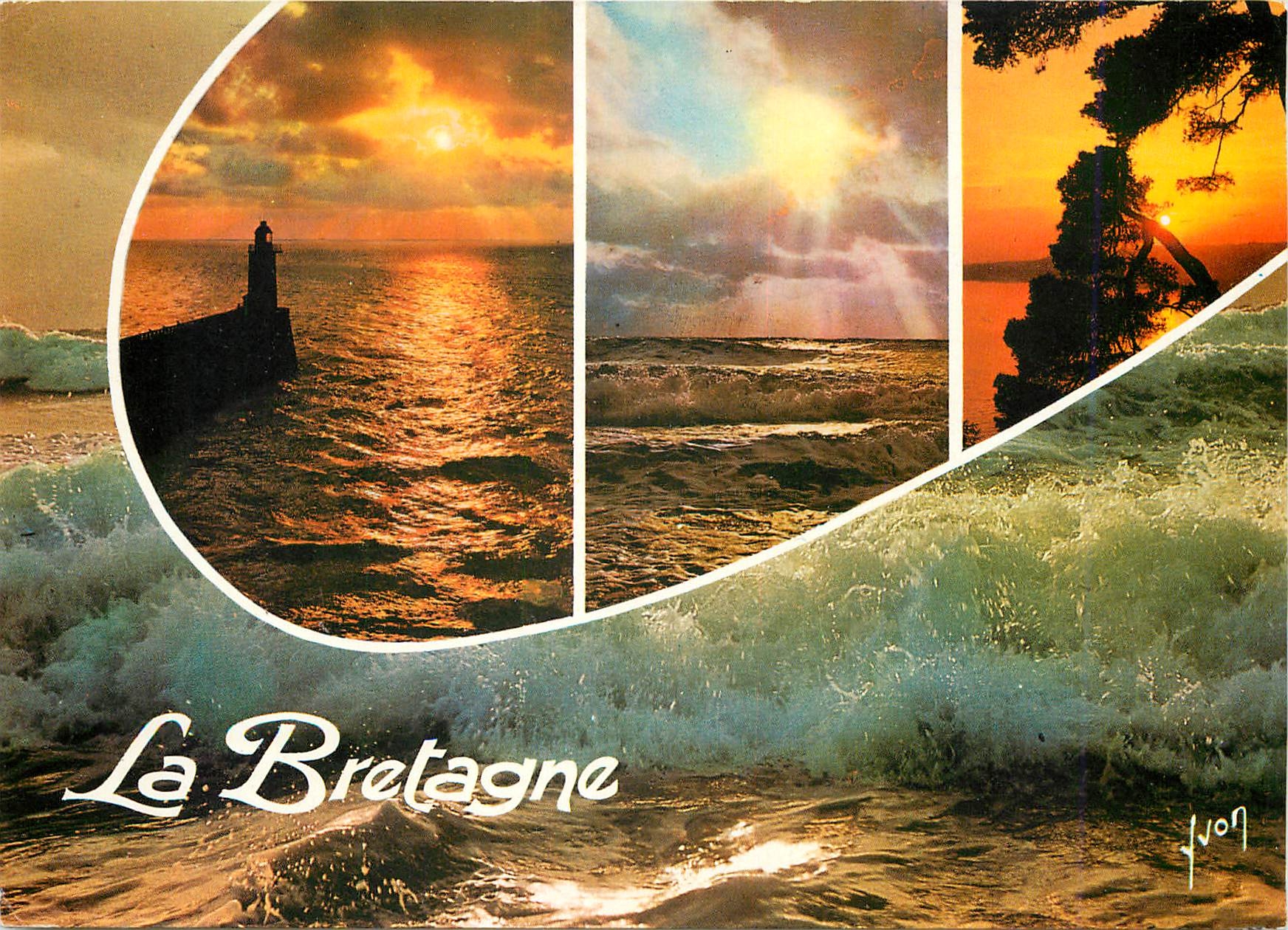 CPM Couleurs et Lumiere de France Bretagne Pays du Soir Solennelles melancolies du Couchant 