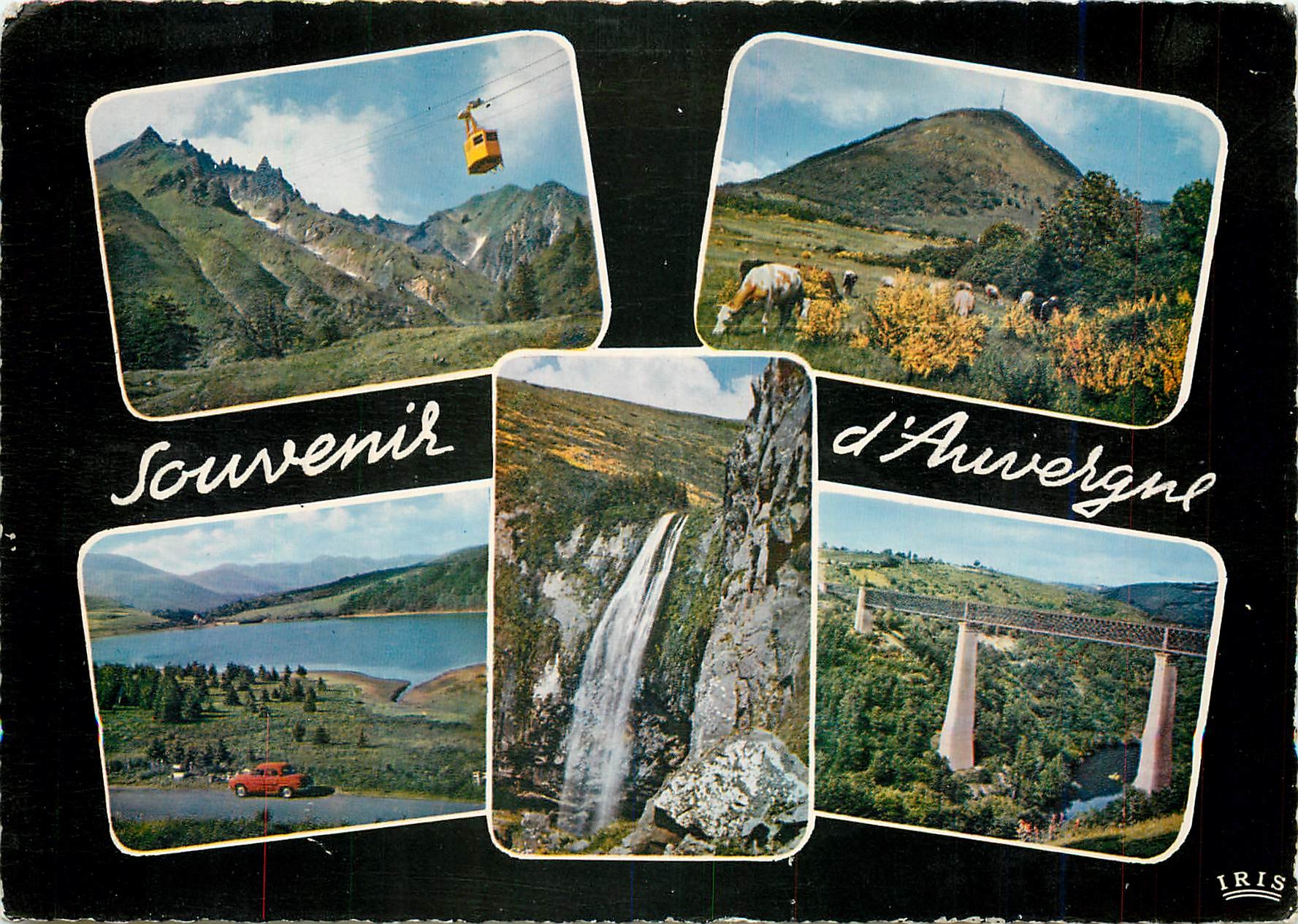 CPM Auvergne Le Sancy et le Telepherique Le Puy de Dome Le Lac Guery 