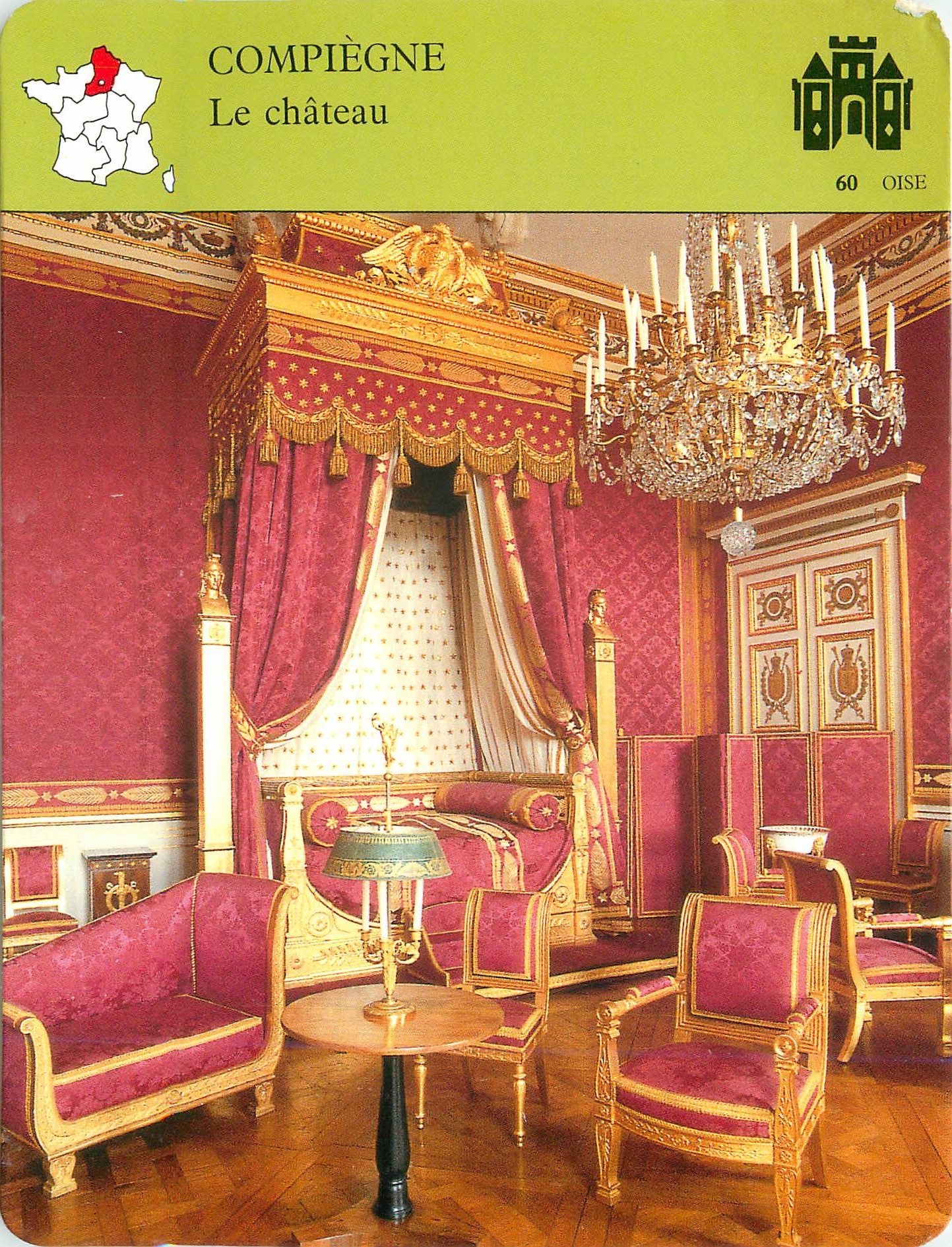 Fiche illustree Compiegne Le chateau 