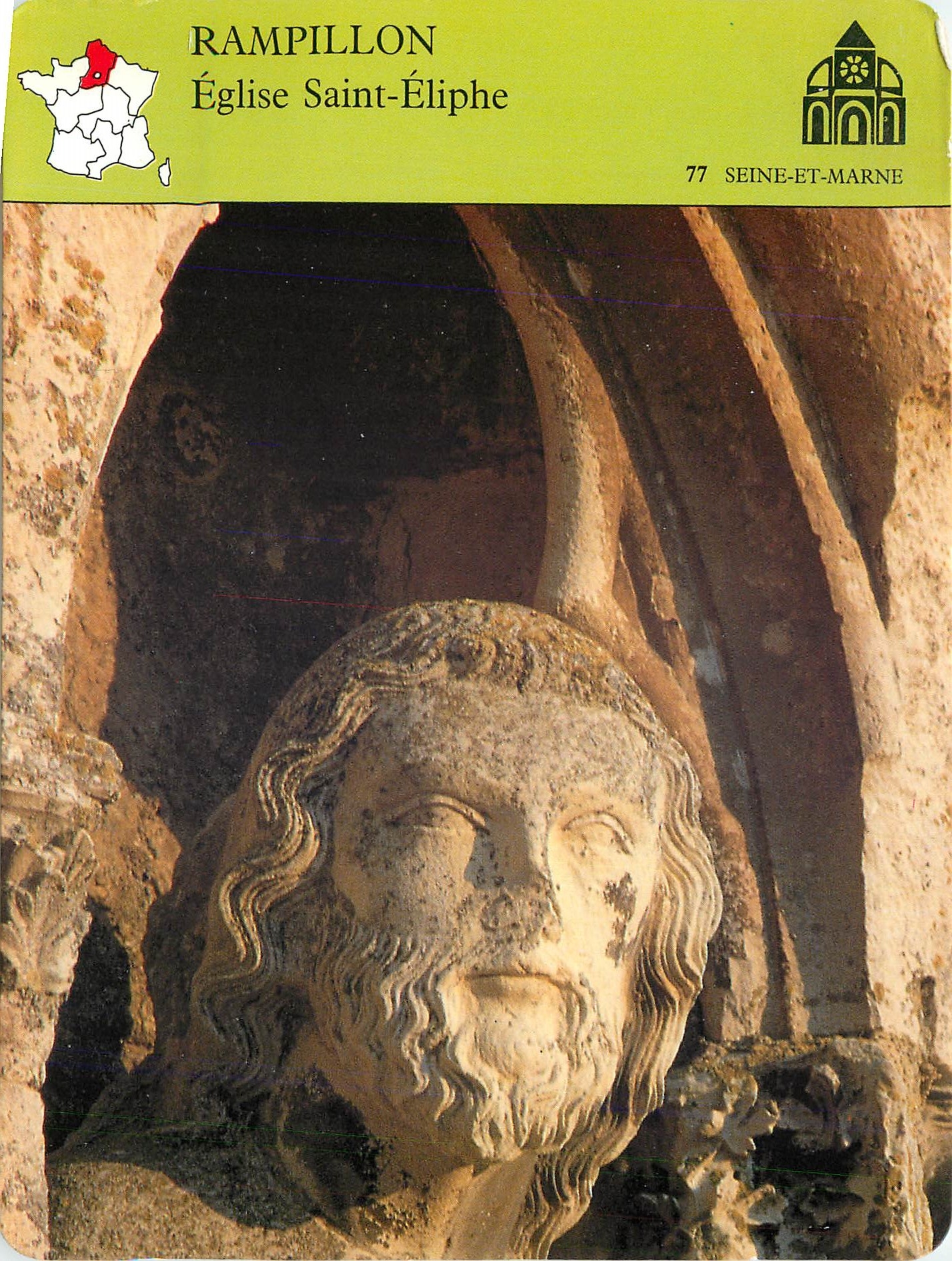 Fiche illustree Rampillon Eglise Saint Eliphe 