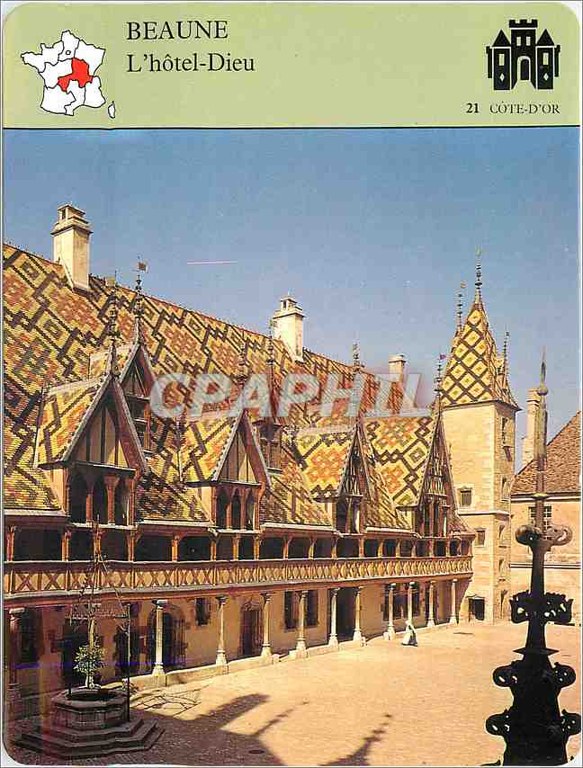 Fiche illustree Beaune L'Hotel Dieu 