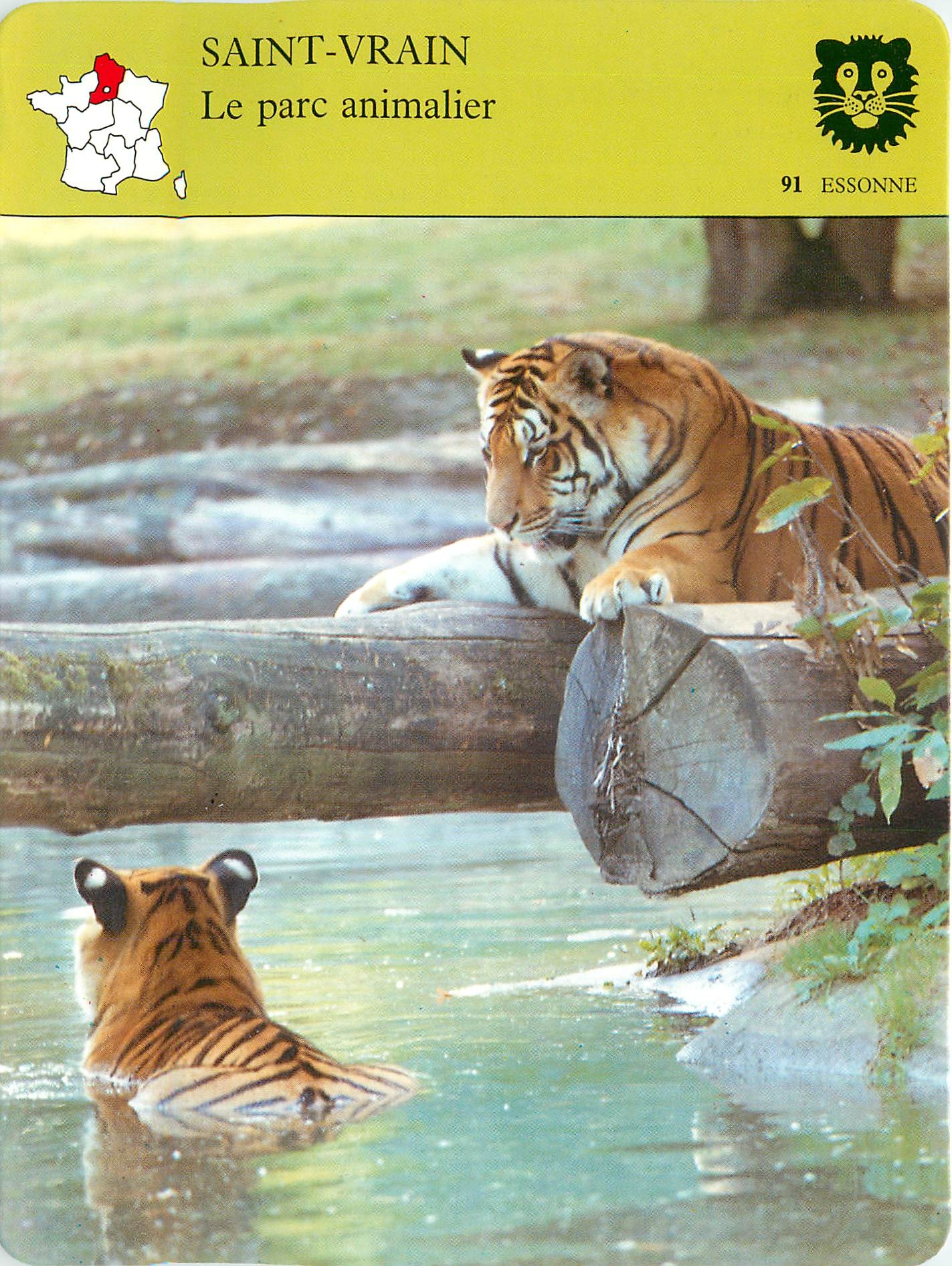 Fiche illustree Saint Vrain Le parc animalier 