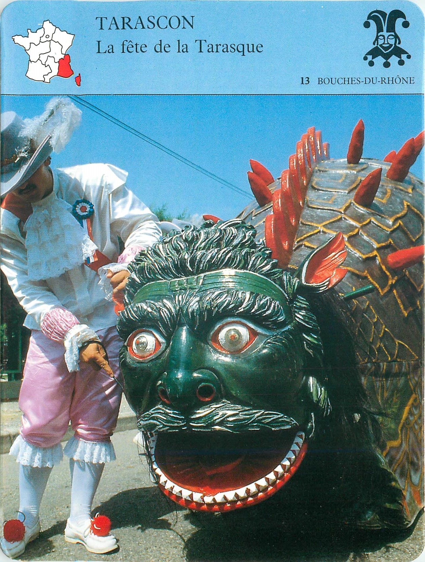 Fiche illustree Tarascon La fete de la Tarasque 