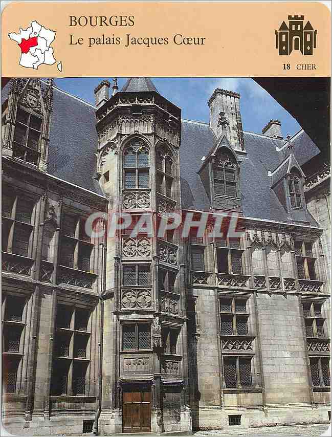 Fiche illustree Bourges Le palais Jacques Coeur 