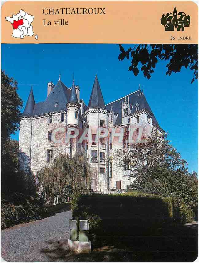 Fiche illustree Chateauroux La ville 