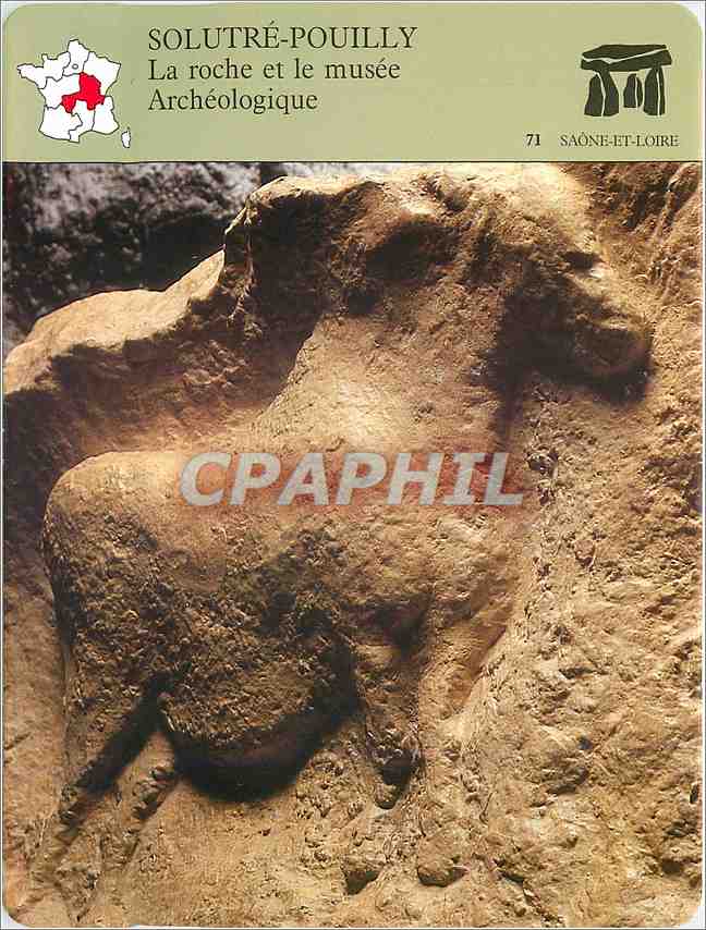 Fiche illustree Solutre Pouilly La roche et la musee Archeologique 