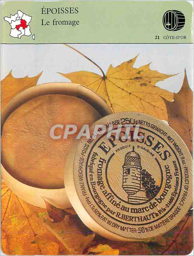 Fiche illustree Epoisses Le fromage 