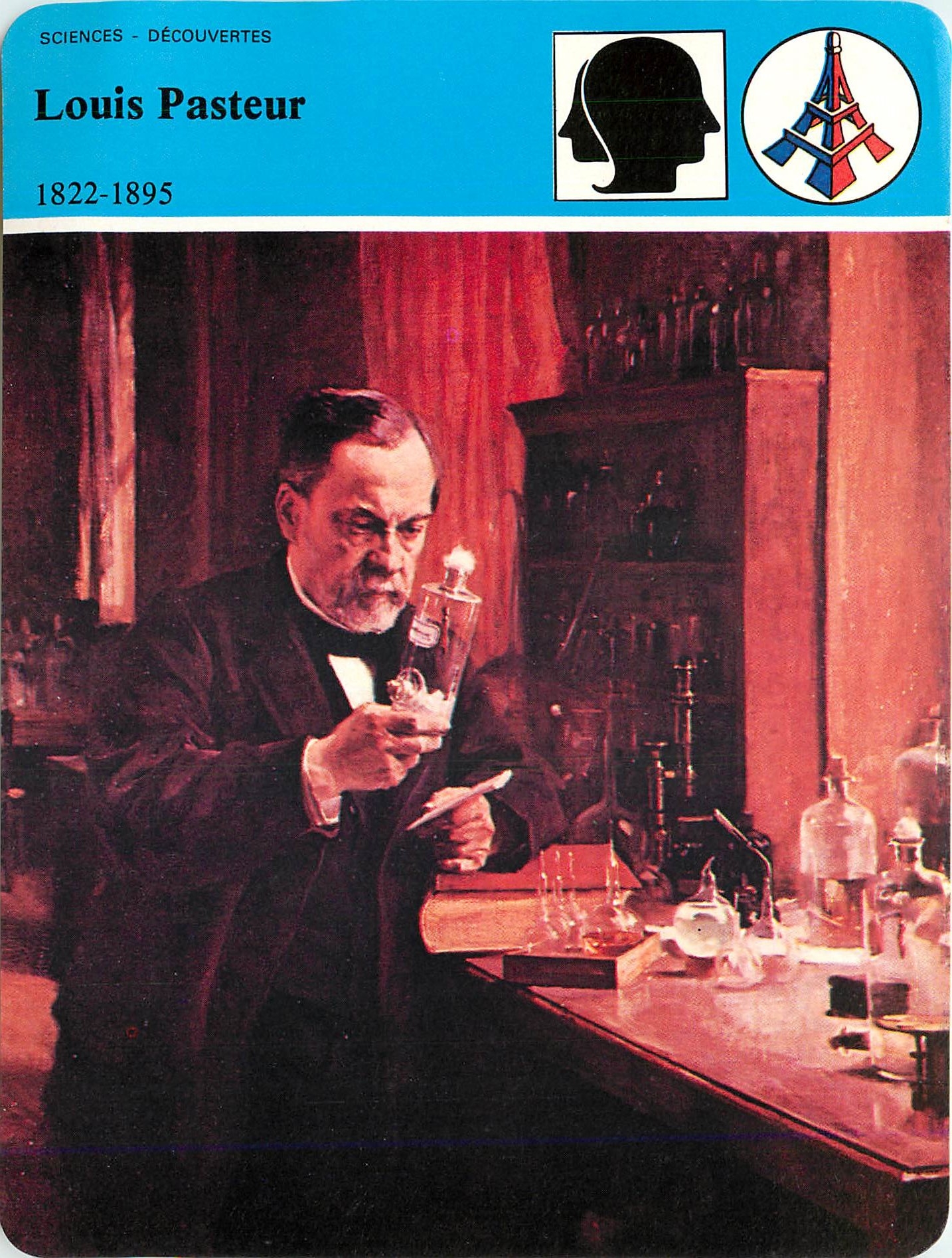 Fiche illustree Louis Pasteur La science au service de l'homme 