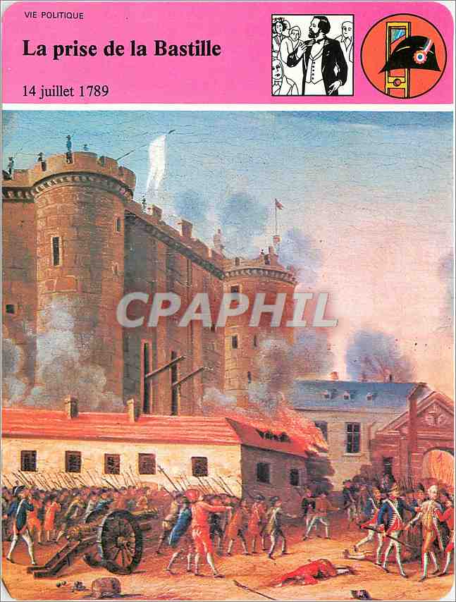 Fiche illustree La prise de la Bastille La fin d'un symbole 